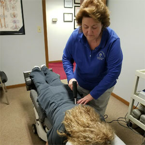Dr. Buckmiller working with Patient